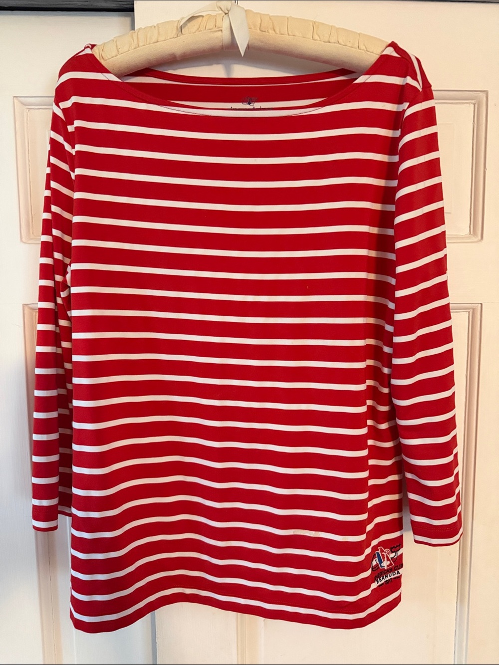 Vineyard Vines America’s Cup performance Bermuda striped top